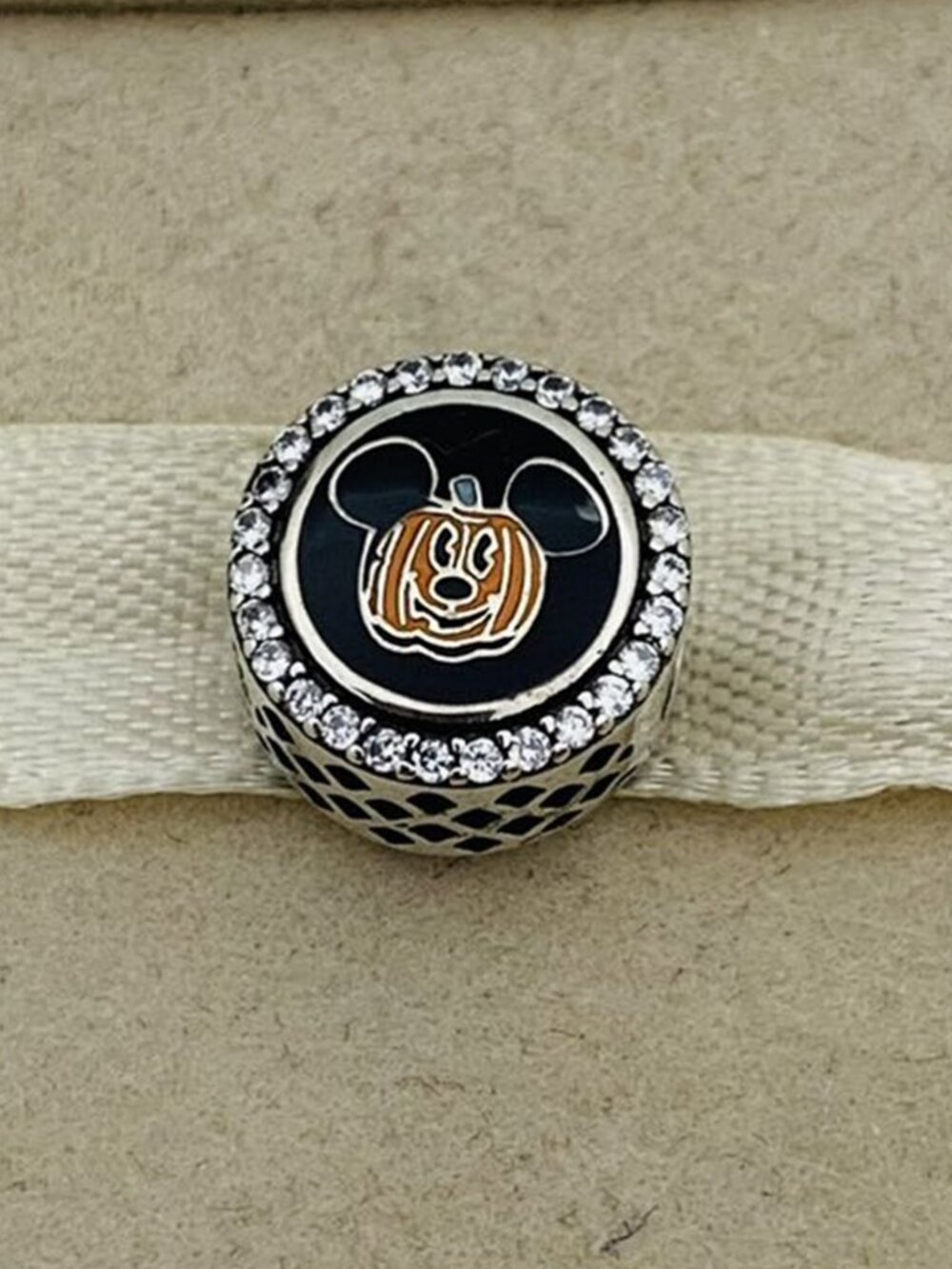 ✨🔥Pandora Disney Pumpkin Mickey Boo！Halloween Charm